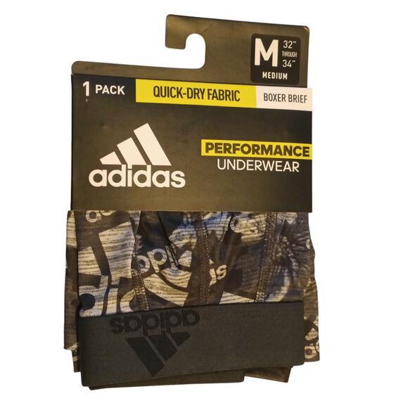 Adidas 1 PK Men's Boxer Brief Medium - Picture 1 of 2